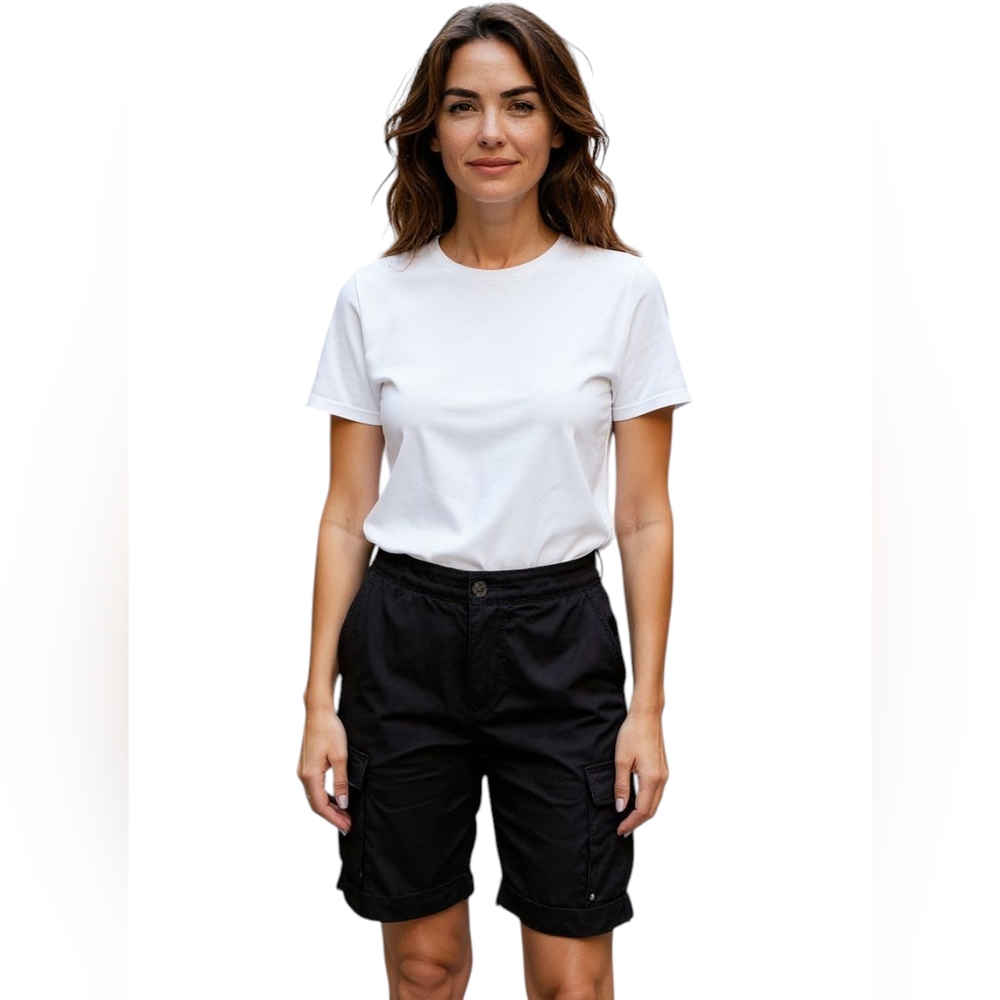 Dark Brown DKNY Jeans Women's Cargo Shorts SZ 10